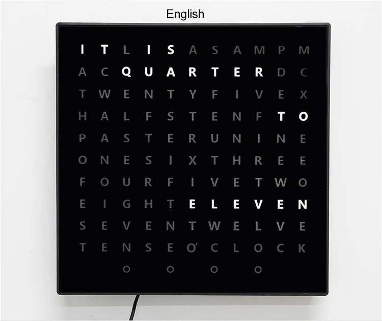 text display clock (7)