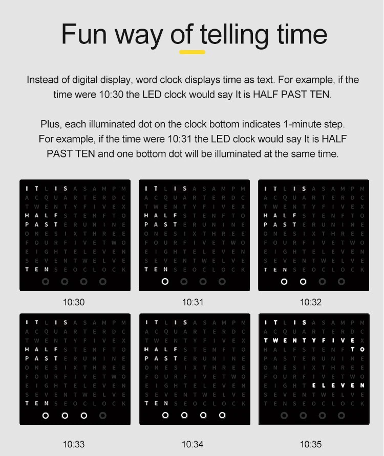 text display clock (8)