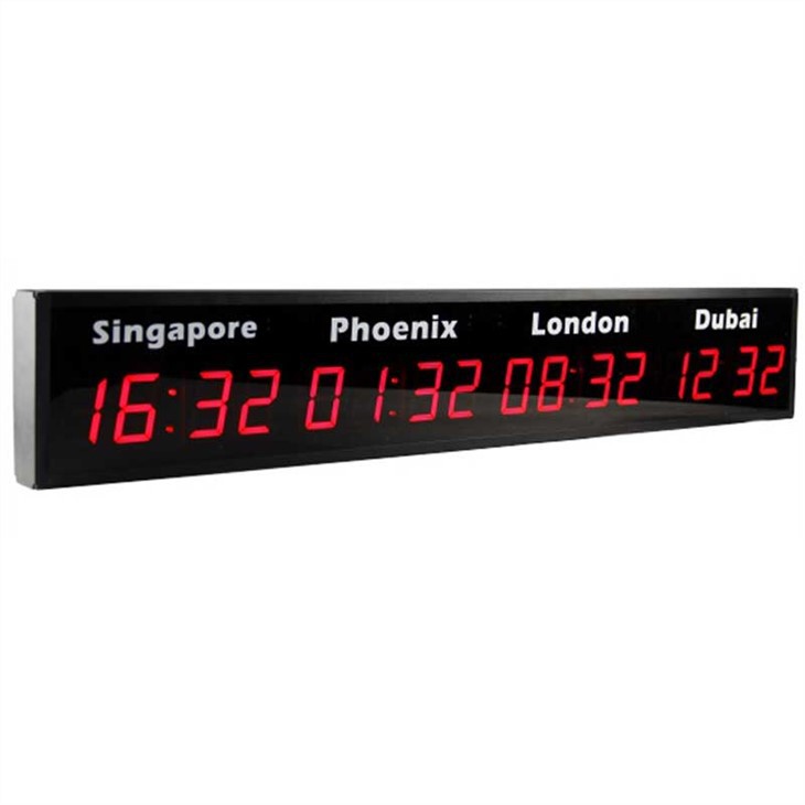 LED Display World Clock
